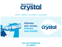 Tablet Screenshot of aguamineralcrystal.com.br